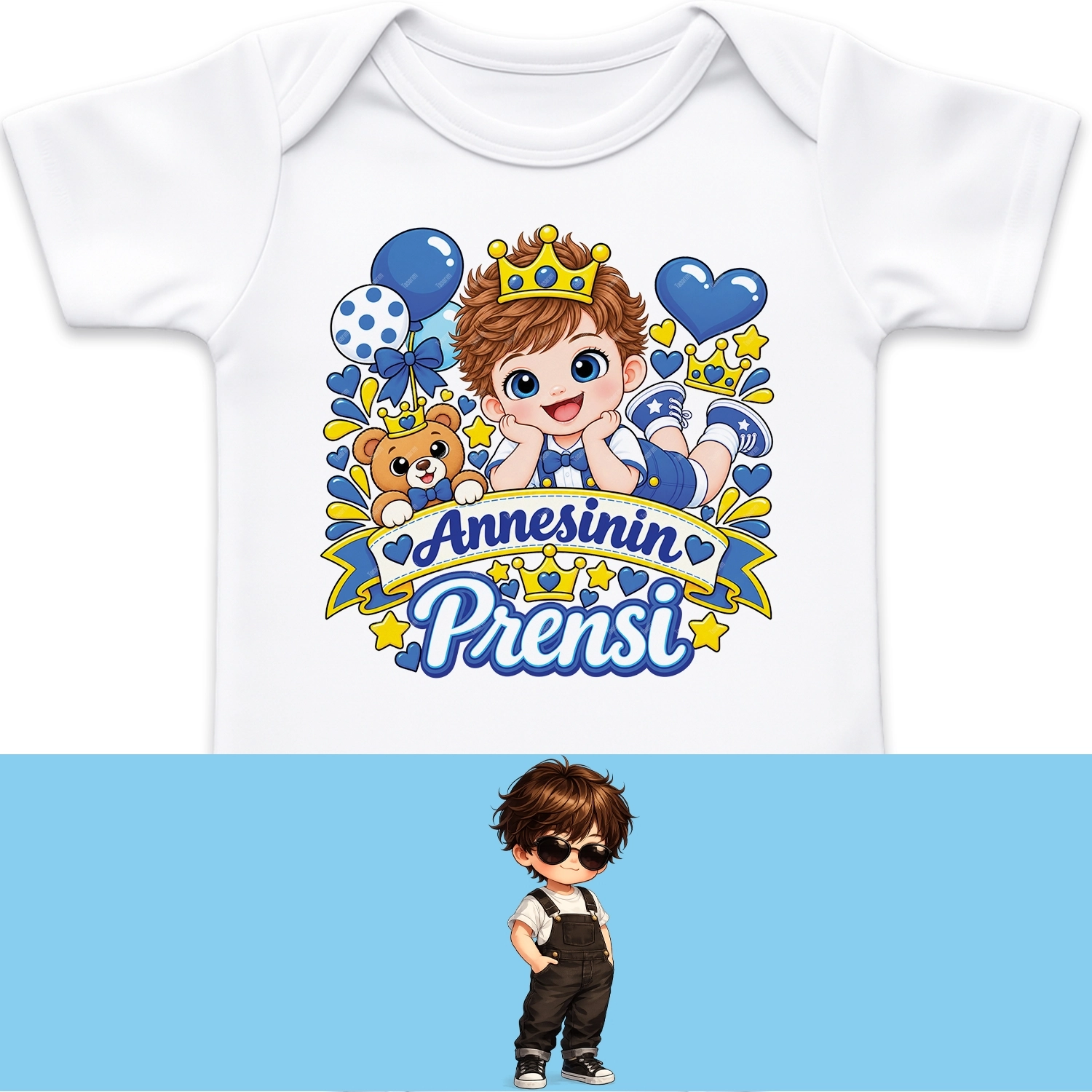 Annesinin Prensi - Bebek Body Zıbın