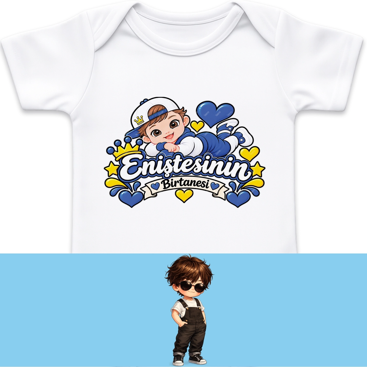 Eniştesinin Bir Tanesi - Bebek Body Zıbın