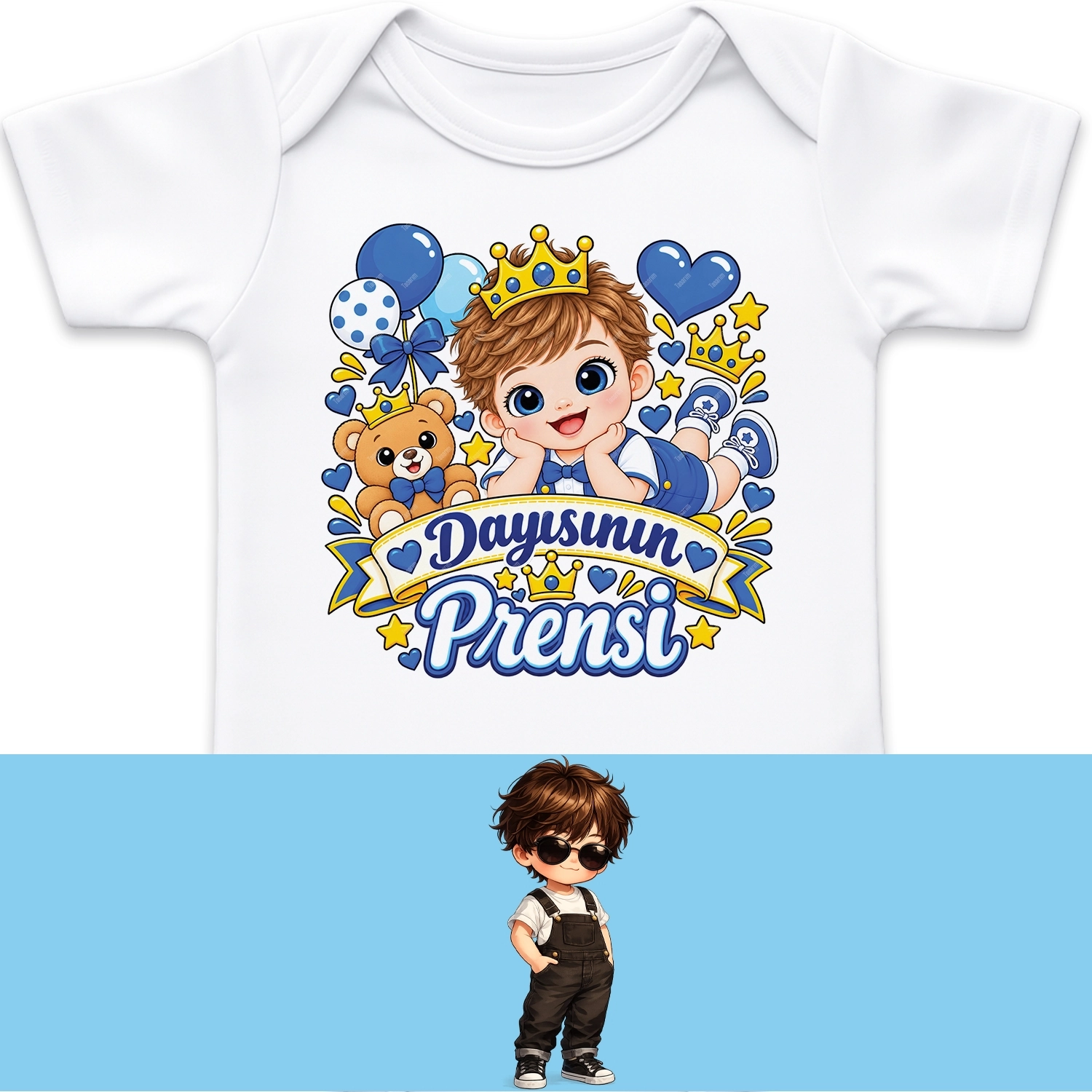 Dayısının Prensi - Bebek Body Zıbın