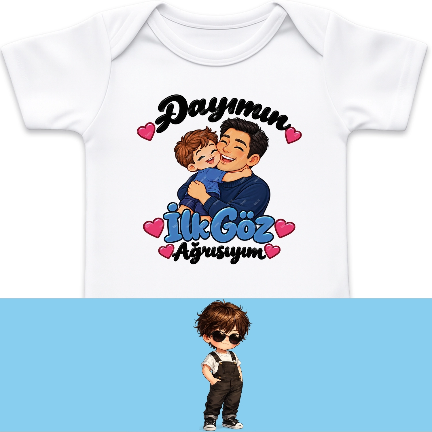 Dayımın İlk Göz Ağrısıyım - Bebek Body Zıbın
