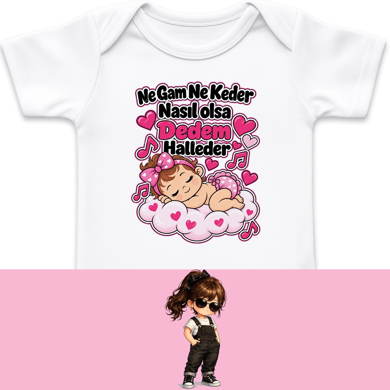 Ne Gam Ne Keder Nasıl Olsa Dedem Halleder - Bebek Body Zıbın