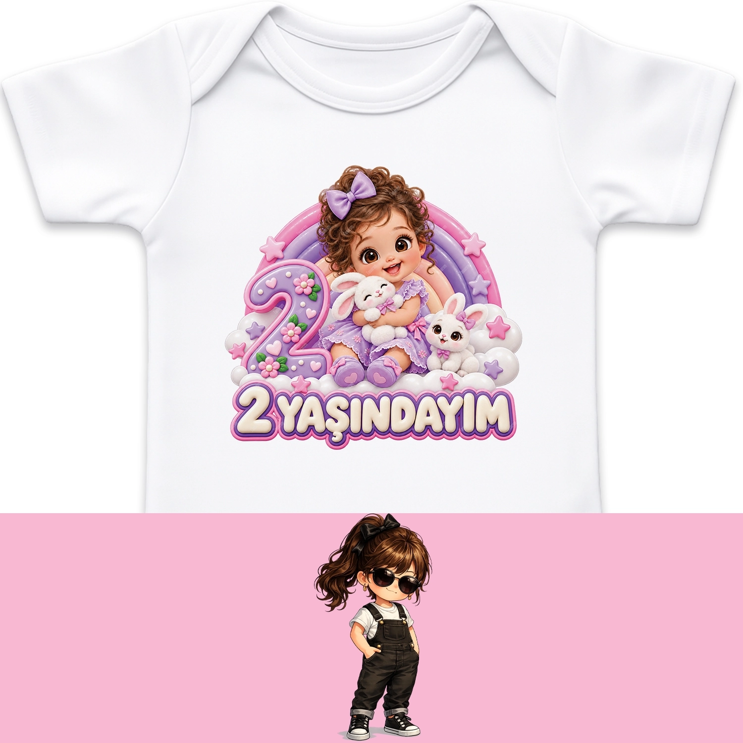 2 Yaşındayım - Bebek Body Zıbın