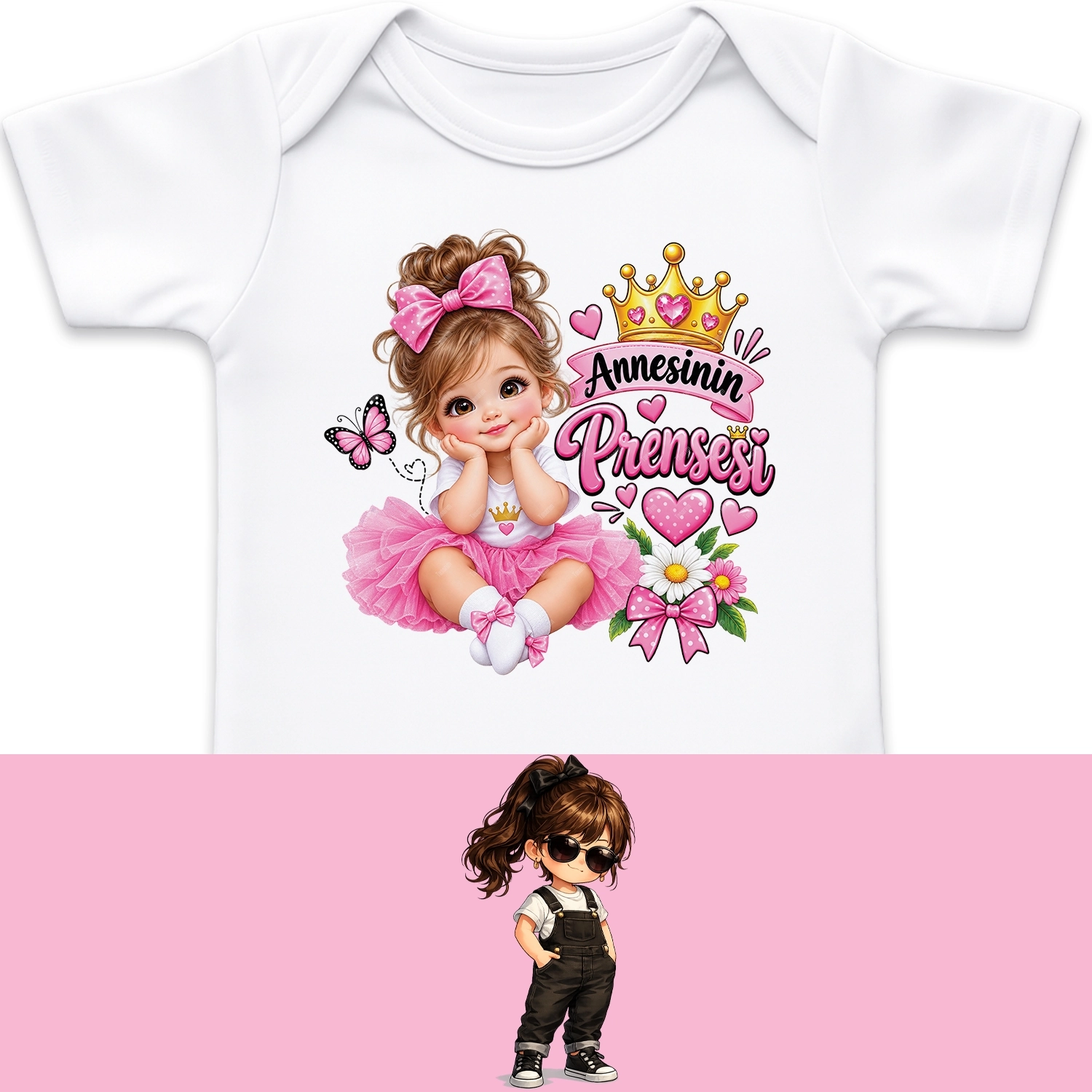 Annesinin Prensesi - Bebek Body Zıbın