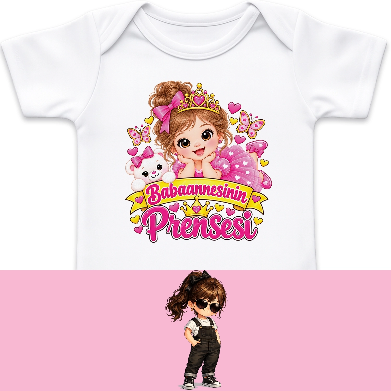 Babaannesinin Prensesi - Bebek Body Zıbın