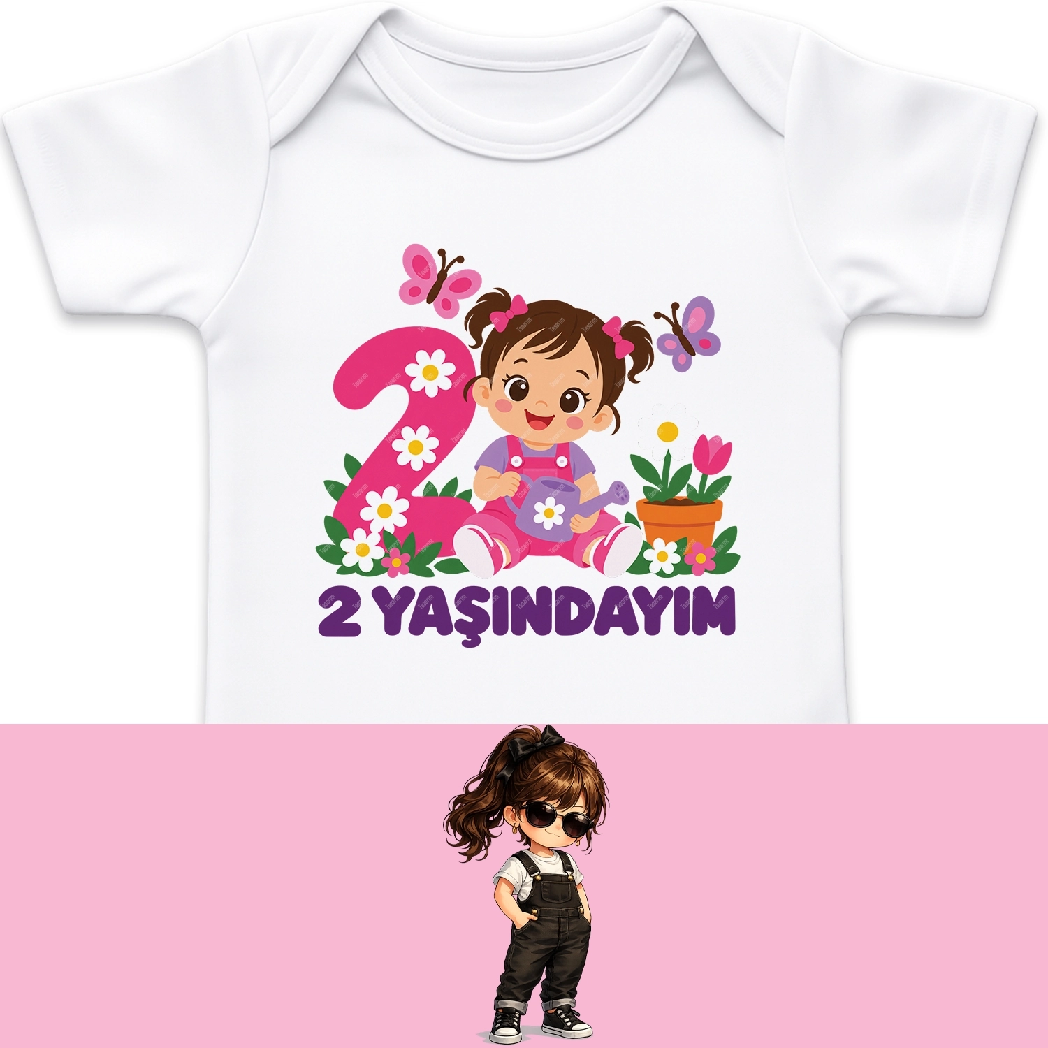 2 Yaşındayım - Bebek Body Zıbın