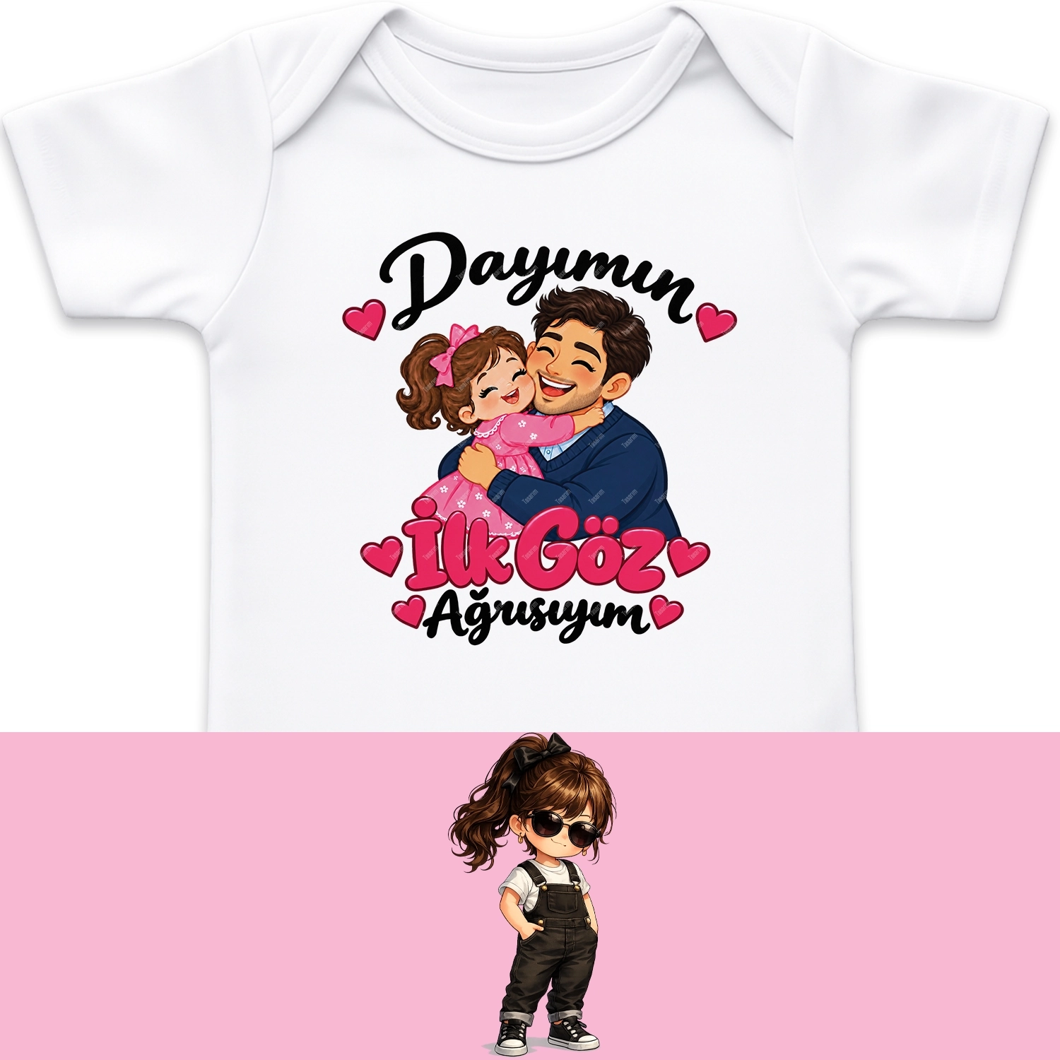 Dayımın İlk Göz Ağrısıyım - Bebek Body Zıbın