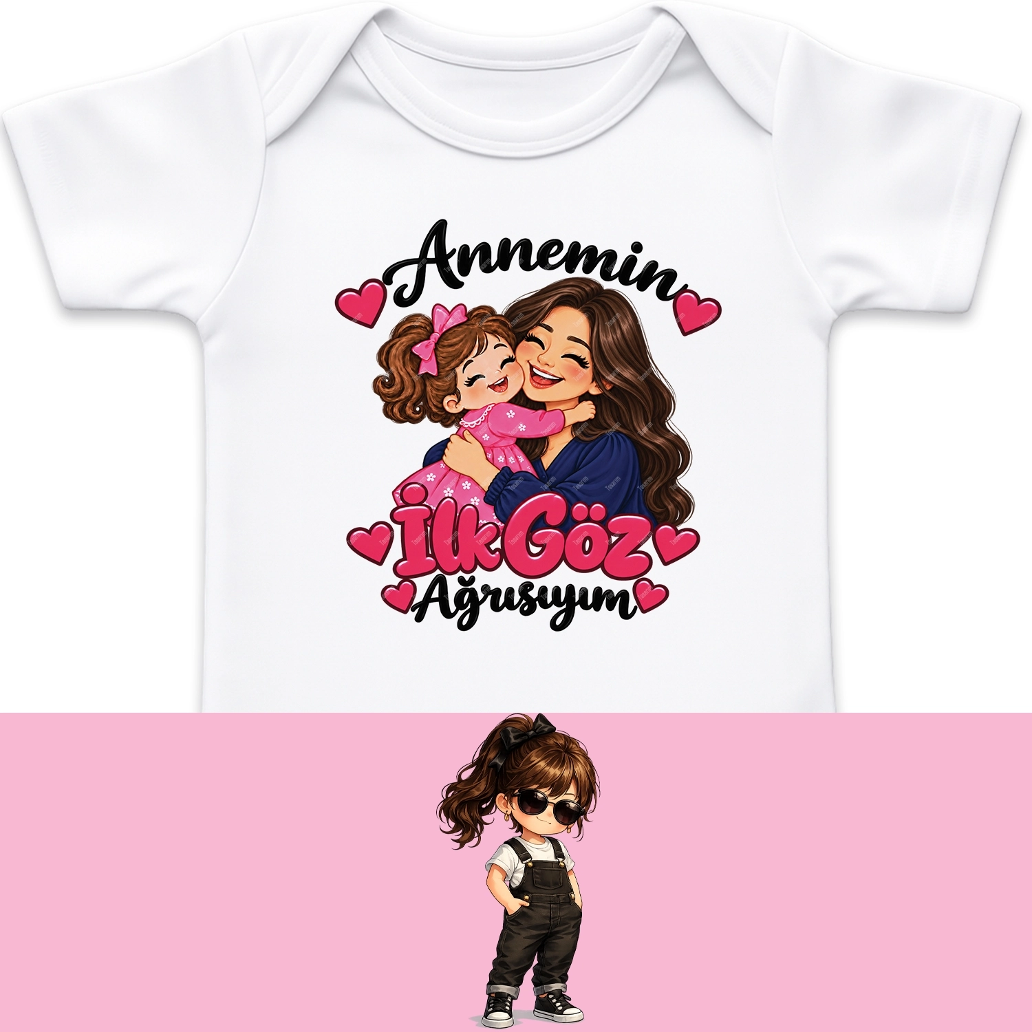 Annemin İlk Göz Ağrısıyım - Bebek Body Zıbın