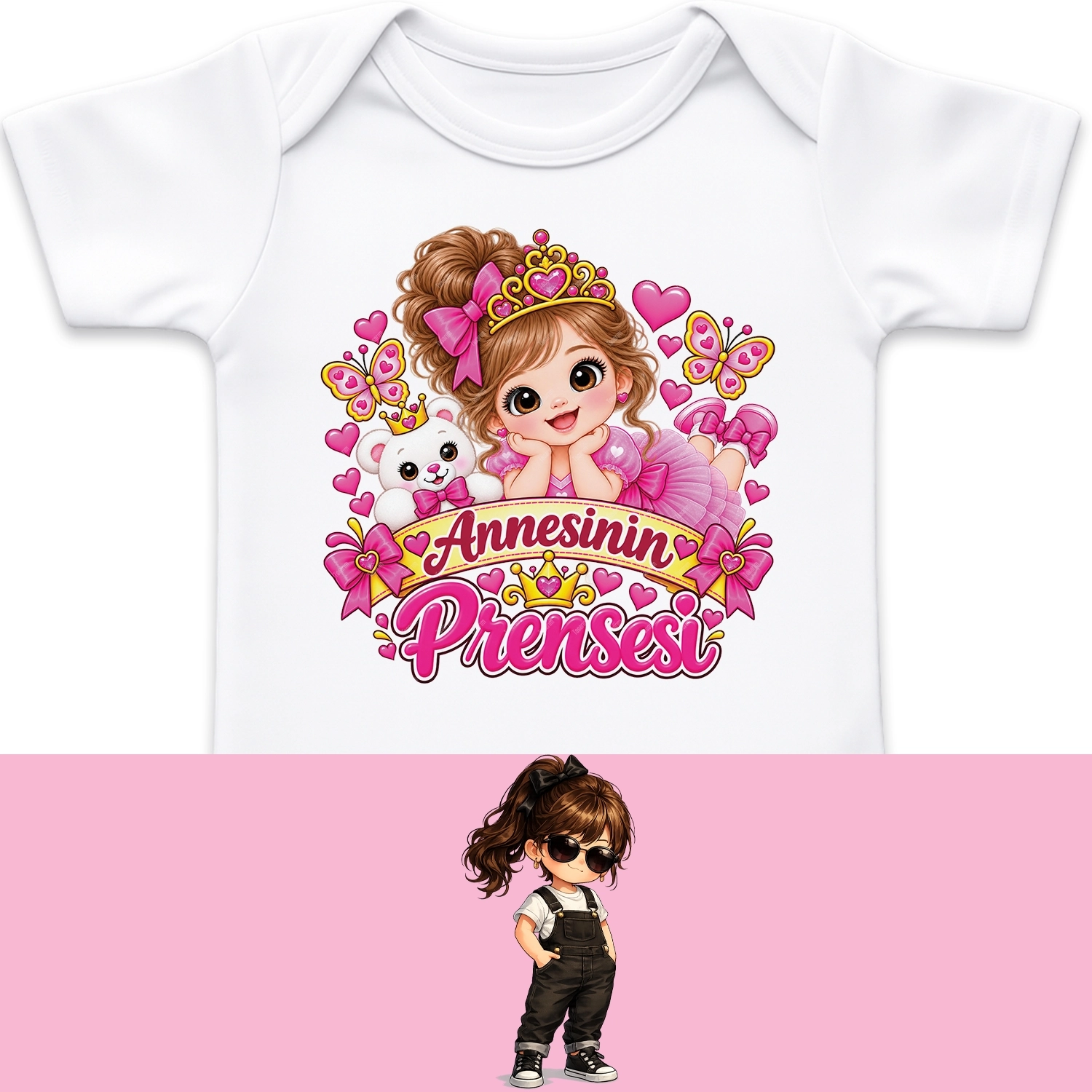 Annesinin Prensesi - Bebek Body Zıbın
