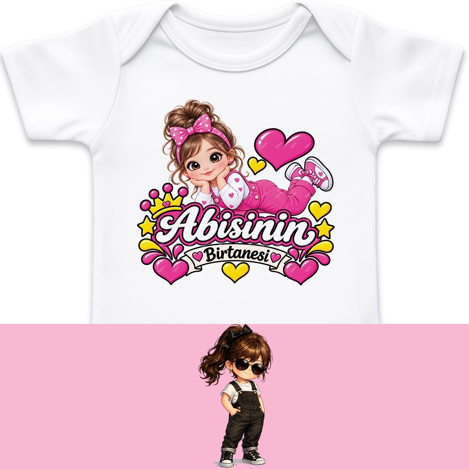 Abisinin Bir Tanesi - Bebek Body Zıbın
