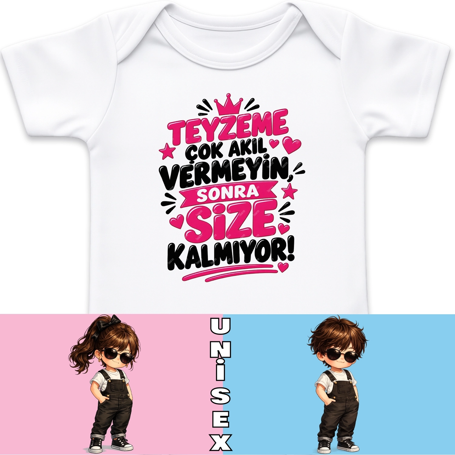 Teyzeme Çok Akıl Vermeyin Sonra Size Kalmıyor - Bebek Body Zıbın