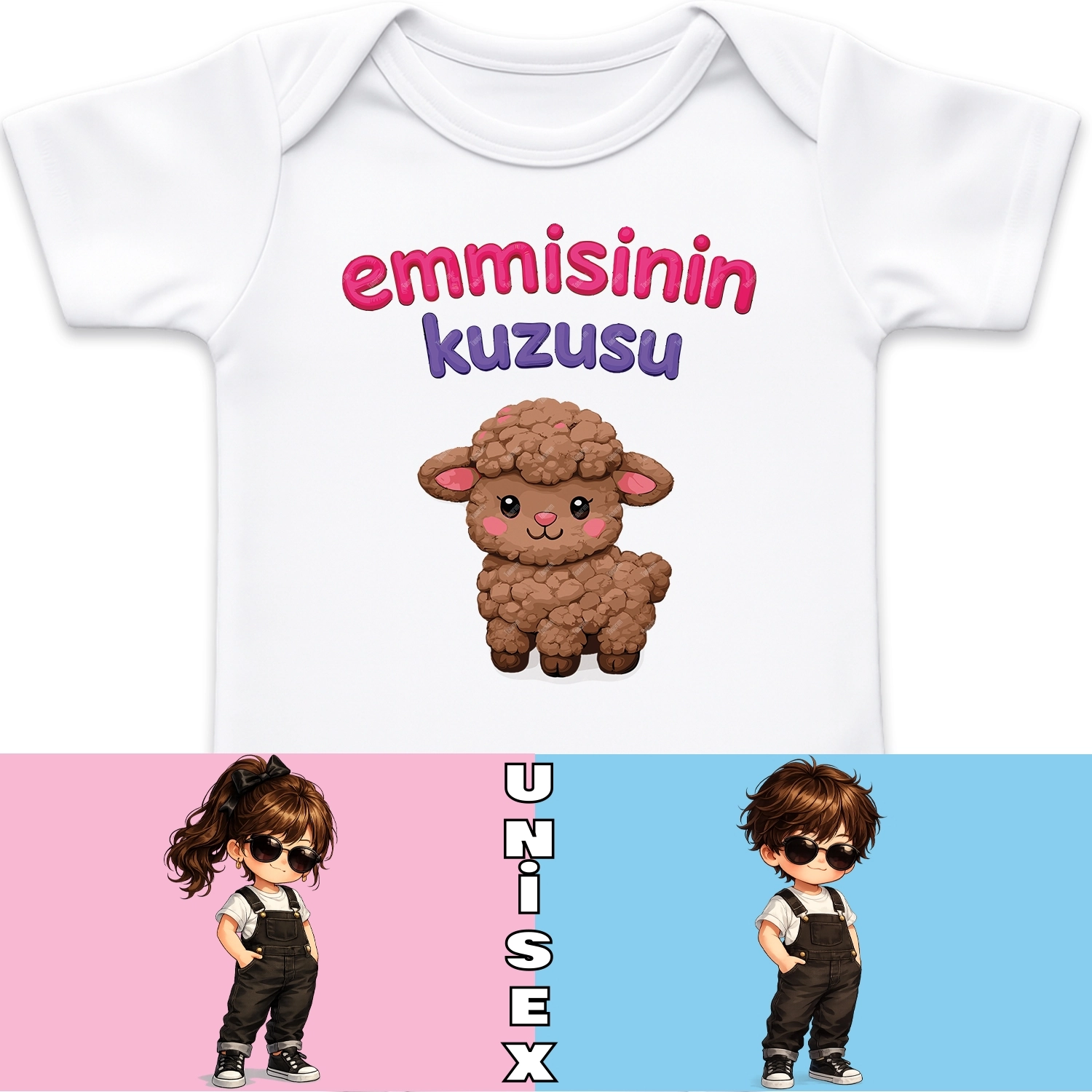 Emmisinin Kuzusu - Bebek Body Zıbın