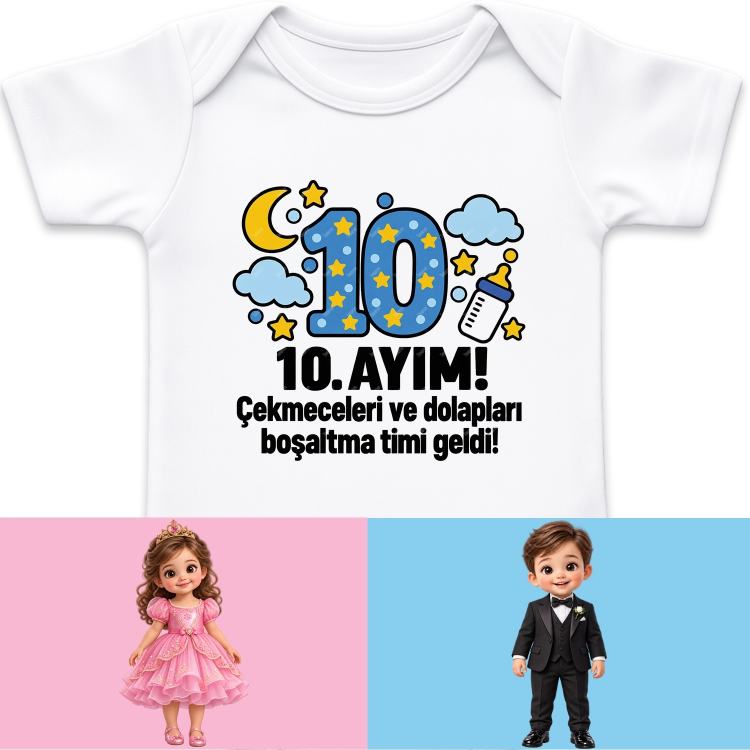 10. Aylık - Çekmeceleri Ve Dolapları Boşaltma Timi Geldi - Bebek Body Zıbın